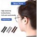 FDEEETY 3 Pairs Soft Knitted Glasses Ear Pillows - Slide-Resistant Cushions for Sunglasses & Reading Glasses (Gray Black Brown) - Buy Online on GoSupps.com
