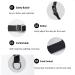 ILEPARK Dog Halter with Seat Belt Adjustable No-Pull Harness for Dogs (Medium Black) Easy Control & Head Dishes - Buy Online on GoSupps.com