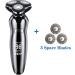 Electric Shavers for Men | Waterproof Rotary Razor | Portable & USB Rechargeable Men's Shaver - Buy Online on GoSupps.com