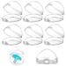 6 PCs pacifier box for baby transparent pacifier box pacifier box portable pacifier storage container pacifier box dustproof transparent dustproof box
