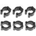 Billiards Snooker Cue Locating Clip 6 Pcs Plastic Holder Cue Clips Fishing Rod Storage Clips for Storage FDXGYH,Black