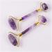 Amethyst Rough Stone Amethyst Sawtooth Face Roller & Silicone Caps Gua Sha Care Tool Sets Natural Stone Quartz Massager Anti Wrinkle Cellulite Health Home Goods (Color : Transparent) - Buy Online on GoSupps.com
