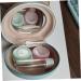 Buy SOLUSTRE 2 Sets Contact Lens Case with Mirror - Cute Foil Plastic Design | Miss Donut Style - International Shipping Available - Buy Online on GoSupps.com