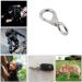 Stainless Steel 316 Mini Fixed Spring Snap Leash Hook with Quick Release - Marine Boat Rigging Hardware (83mm) - Buy Online on GoSupps.com