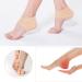 2 Pairs of Silicone Heel Cushions | Breathable Heel Spur Inserts & Heel Pain Relief Pillows for Dry Cracked Skin - Buy Online on GoSupps.com