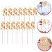 DECHOUS 40 Pcs Christmas Fruit Winter Christmas Tree Decorations Berry Stems Christmas Red Berries Branches Home Decor Christmas Tree Fake Berry Red Fruit Skewers Household Foam Goldenx2pcs 17x3cmx2pcs - Buy Online on GoSupps.com