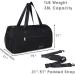 Sports Gym Bag with Wet Pocket & Shoe Compartment for Men and Women - Black (Front Pocket-New Version) | One Size - Buy Online on GoSupps.com