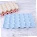 Mikikit Fridge Egg Holder 2pcs Egg Container Egg Holder for Fridge Eggs Deviled Egg Plates Refrigerator Egg Holder Thicken - Buy Online on GoSupps.com