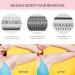 Women's Electric Razor & Hair Trimmer - Painless 2-in-1 Shaver with Stainless Steel Blades - Rechargeable Cordless Clipper for Face, Body & Bikini - Buy Online on GoSupps.com