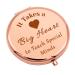 Thank You Gift for Speech Therapist Compact Mirror for SPED Teacher Gifts for Women Special Education Teacher Gift Appreciation Gift Folding Makeup Mirror Retirement Teachers' Day Birthday Gifts