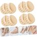 Buy Cabilock 4 Pairs Split Toe Socks Cotton Forefoot Pads for Women Chunky Heel Comfort 10x10CM International Shipping Available - Buy Online on GoSupps.com