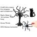 Iconikal Black Pipe Cleaners Craft Chenille Stems - 350-Count DIY Art Supplies - Buy Online on GoSupps.com