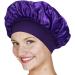 Satin Hair Towel Hair Towel for Sleeping Hair Towel - Satin Hair Towel for Women Anti Frizz Satin Towel Turban Protective Wrap for Hair purple - Buy Online on GoSupps.com