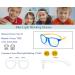 Kids Blue Light Blocking Glasses 2 Pack | UV Protection Anti Glare Eyeglasses (5-15 Age) | Black+Yellow/Blue - Buy Online on GoSupps.com