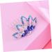 Ipetboom 1pc Wedding Hair Comb Wedding Headpiece Colorful Hair Comb Blue Hair Comb Tiara Hair Accessories for Kids Princess Hair Comb Bridal Hair Comb Wedding Insert Comb Rhinestones Miss - Buy Online on GoSupps.com