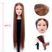 80 cm Hairdresser Head Doll - High Temperature Silk Training Model for Hairdressing | Havea Makeup Face - Buy Online on GoSupps.com