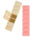 2Pack Weekly Pill Organizer 7 Days Pill Cases Travel Daily Pill Box Medicine Organizer Pill Box 7 Day Pill Organizer Weekly for Fish Oil Calcium Tablets Supplements (Pink+Beige)