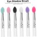 MUSISALY 6pcs Eye Shadow Brush Makeup Tools Sponge Eyeshadow Applicator Dual Sided Eyeshadow Brush - Buy Online on GoSupps.com