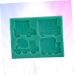 BESTonZON 3 Pcs Fudge Molds DIY Soap Mold Cake Fondant Silicone Molds for Candy Silicone Moulds Silicone Baking Mold Silicone Candy Molds Gum Cake Stencil Cookie Mold DIY Mould Car Chocolate 10.7*8.6 CMx3pcs Greenx3pcs - Buy Online on GoSupps.com