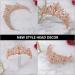 FRCOLOR Pink Tiara Crown Crystal Silver Headband Diamond Bridal Headdress Wedding Prom Crown Hair Accessories for Women Girl Birthday Wedding Christmas Party Favor Ornaments - Buy Online on GoSupps.com