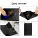 CS COSDDI Silicone Dog & Cat Feed Mat | Non-Slip Pet Food Mat 47x30cm - Black for Easy Clean-Up - Buy Online on GoSupps.com