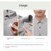 20/40/60pcs Shirt Collar Triangle Patch - PVC Adhesive Tape for Wrinkle-Free Collar & Tidy Finish | No Sticker Needed - Buy Online on GoSupps.com