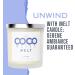 Coco Bliss Melt - 8 Oz Massage Candle | Natural Coconut Body Oil with Vanilla Scent | Essential Oil Candle for Women Men & Couples - Moisturizing with Vitamin E & Cocoa Butter - Buy Online on GoSupps.com