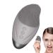 Face Cleansing Brush Soft Silicone Electric Exfoliator - Vibrating Waterproof Rechargeable Simple Skin Care Tools for Enhances Absorption of Facial Skin Care Products Gray (English)