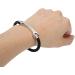 Static Electricity-Proof Balance Bracelet | Washable Waterproof Silicone Band with Negative Ions for Jogging - Black - Buy Online on GoSupps.com
