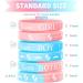PAMENET Gender Reveal Bracelets - 40-Pack Team Boy & Team Girl Bracelets for Parties | Ideal Gender Reveal Decorations - Buy Online on GoSupps.com
