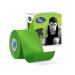 Curtape Sports Kinesiology Tape |25% more adhesive power |Waterproof & latex -free kinesiotapes |Sports tape for injuries & complaints |T V certified |5cm x 5m |Lime