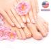 Karma Organic Natural Nail Polish Remover Wipes - 100% Soy Based, Non-Toxic, Vegan, Cruelty-Free - Pack of 10 - Buy Online on GoSupps.com