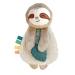 Itzy Ritzy - Itzy Lovey Including Teether, Textured Ribbons & Dangle Arms Features Crinkle Sound, Sherpa Fabric and Minky Plush Sloth
