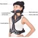 Cervical Vertebrae Thoracic Orthosis | Adjustable Head Neck & Breast Support for Rehabilitation Arthritis & Pain Relief - Blue - Buy Online on GoSupps.com