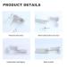 Piercing Kit: 2 Pack Nose & 2 Pack Ear Piercing Set, Simple & Safe for Beginners - Silver - Buy Online on GoSupps.com