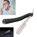 High-Quality Manual Beard Trimmer & Straight Edge Razor with Wooden Handle | Perfect for Barbers & Home Use - Buy Online on GoSupps.com