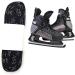 Ice Hockey Skate Laces - Waxed Flat Wide Laces for Enhanced Performance | Durable & Tearproof Black Laces - 1 Pair - Buy Online on GoSupps.com