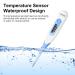 2 Pack Digital Thermometer - Accurate Fast Reading Medical Temperature Measuring Tool - LCD Fever Checker - Waterproof - White-Blue - Buy Online on GoSupps.com