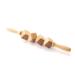 Ribnican Anti-Cellulite Massager with Handle Roller with Four Cubes for Maderotherapy Made of Wood 40cm
