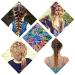 Buy HanyoSheng Mini Hair Ties 1000 Multi-Colored Elastic Rubber Hair Bands for Girls & Women | Perfect for Fine Hair & Ponytails - Buy Online on GoSupps.com