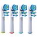 Replacement Brush Heads for Braun Oral-B Dual Clean Electric Toothbrush - Pack of 4