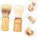 Minkissy 4-Piece Beard Brush Set | International Shipping - Solid Wood & Nylon Hairdresser Shaving Accessories - Buy Online on GoSupps.com
