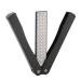 Yuecoom Portable Double-Sided Razors Emery Fan-Shaped Folding Pocket Razors for Outdoor Knives Garden Tools etc. (Black)