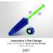 Luigi's Big Bad & Powerful Toilet Plunger - Clears and Unblocks All Toilets with Unique Bellows Design - Buy Online on GoSupps.com
