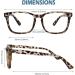 Shop CN92 Classic Nerd Glasses | Vintage 40s 50s Round Keyhole Panto Style | Clear Lens | Multicolored Brown | International Shipping Available - Buy Online on GoSupps.com