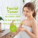 Organic Green Tea Matcha Facial Toner | Alcohol-Free & Moisturizing with Hyaluronic Acid, Vitamin C&E, White Willow & Grapefruit Extract | Soothing Face Toner 120ml - Buy Online on GoSupps.com