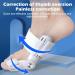 Hallux Valgus Correction Set - Adjustable Rail for Big Toe Relief | Unisex Day & Night Use | Left & Right Foot - Buy Online on GoSupps.com