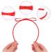 Opopark Red Loop Hair Bands - Vintage Knot Hair Jewelry for Women & Girls - Ideal Gift for Children & Cosplay Accessories - Buy Online on GoSupps.com