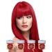 La Riche Directions Semi-Permanent Hair Color 100 ml Jar 4 Pack (Poppy Red)