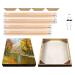 Canvas Stretcher Bars 16x20 Inch, Wood Canvas Frame Kit, Easy to Assemble Canvas Stretching System, Gallery Wrap Oil Frame Kits Canvas Wood Stretcher Bars- for Oil Paintings, Prints, Posters 40.6x50.8cm/16"x20"